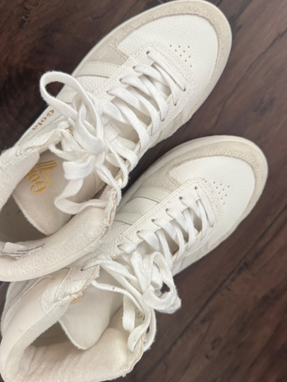 Gola Slam Trident white high top sneakers size 7 - Picture 4 of 4
